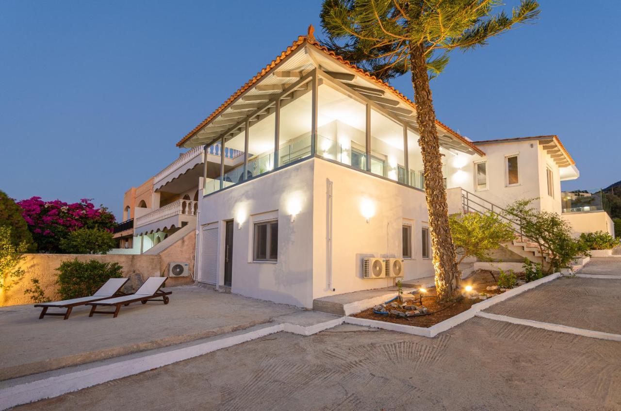 Queen'S Gem Luxury Villa - Heated Jacuzzi & Pool Khersónisos Eksteriør bilde