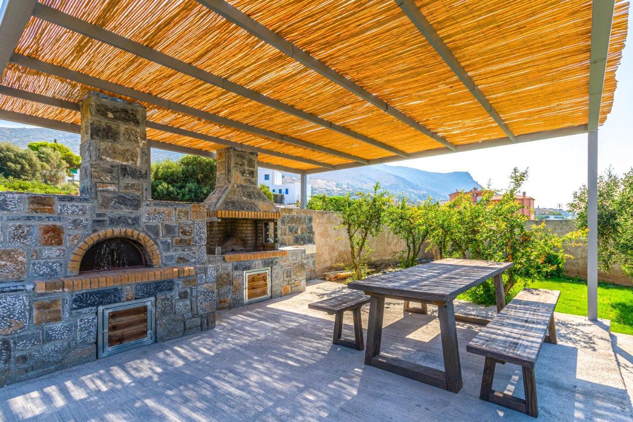Queen'S Gem Luxury Villa - Heated Jacuzzi & Pool Khersónisos Eksteriør bilde