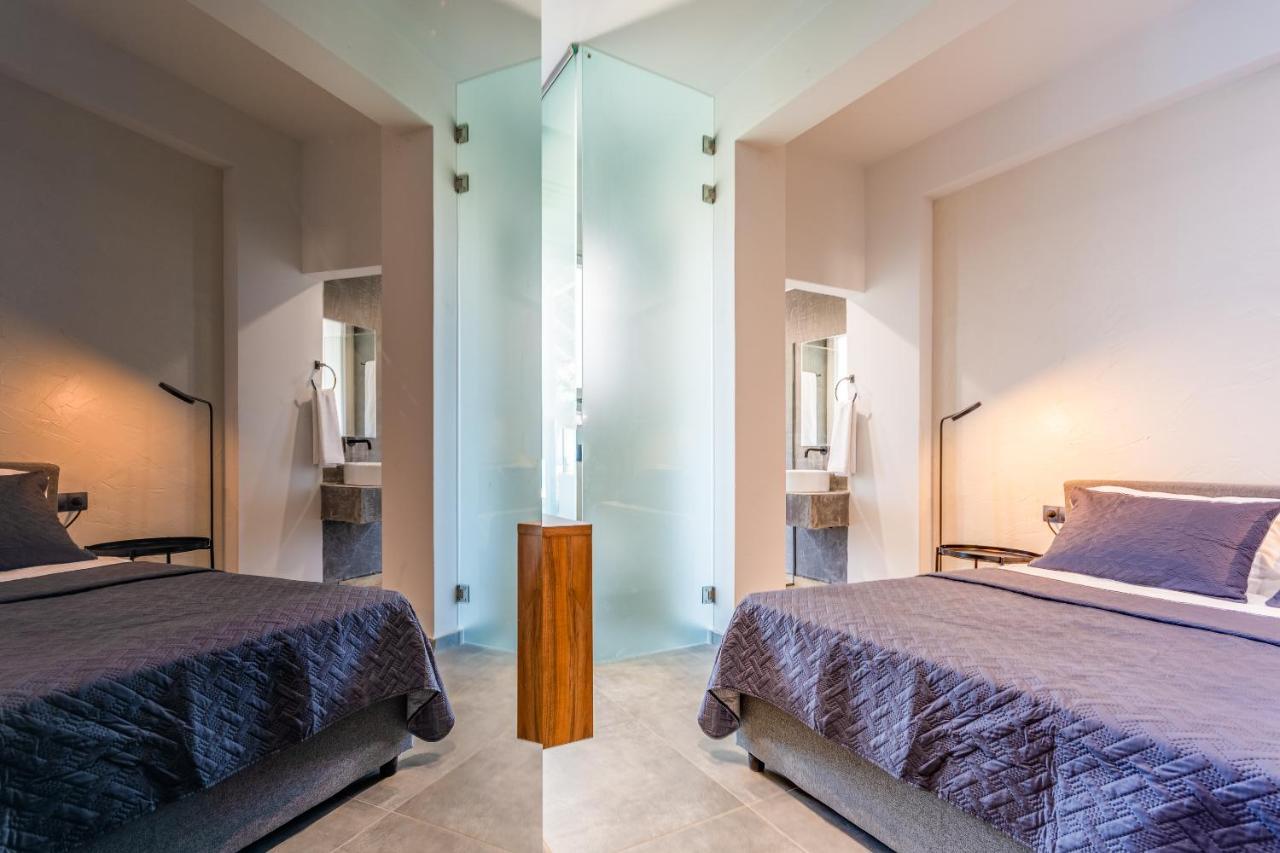 Queen'S Gem Luxury Villa - Heated Jacuzzi & Pool Khersónisos Eksteriør bilde