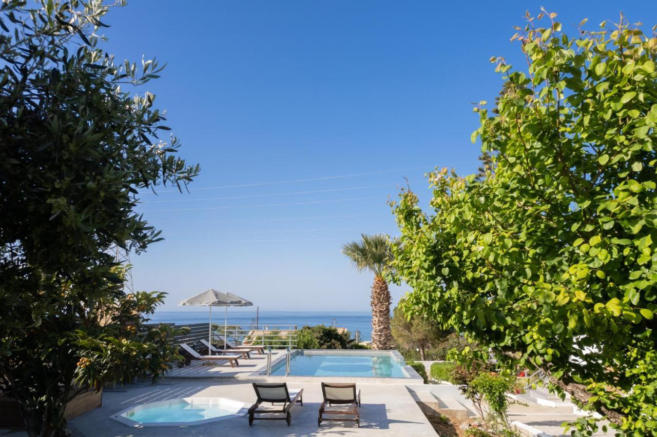 Queen'S Gem Luxury Villa - Heated Jacuzzi & Pool Khersónisos Eksteriør bilde